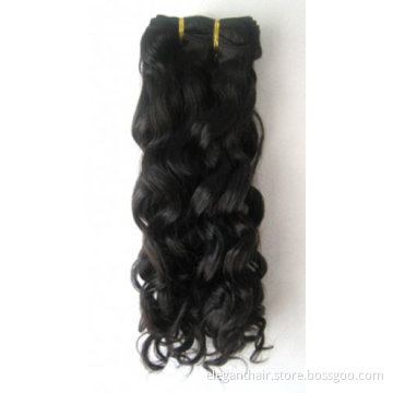 curly weft hair